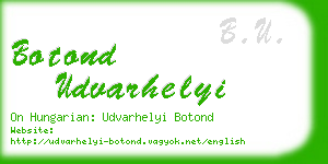 botond udvarhelyi business card